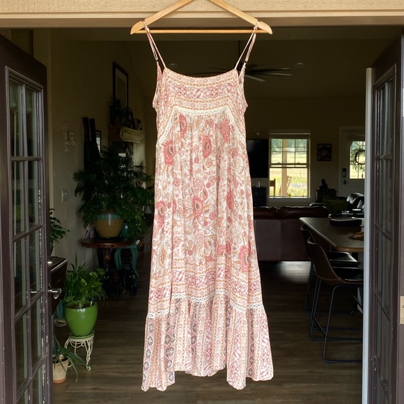 Spell Zahara Midi Sundress in Rosewater - Picture 4 of 16